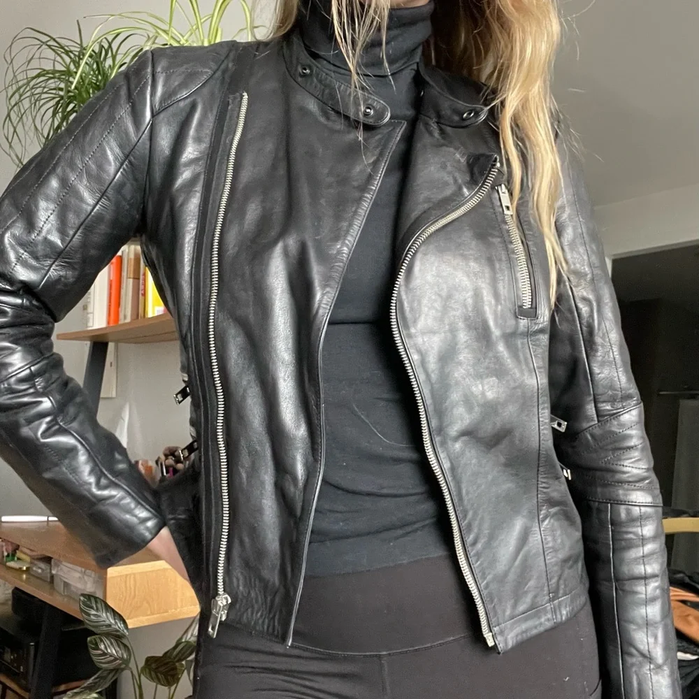 NWOT Rag & Bone Leather Motorcycle Jacket - Picture 8 of 15